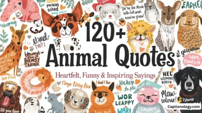120+ Animal Quotes Heartfelt, Funny & Inspiring Sayings 🐾