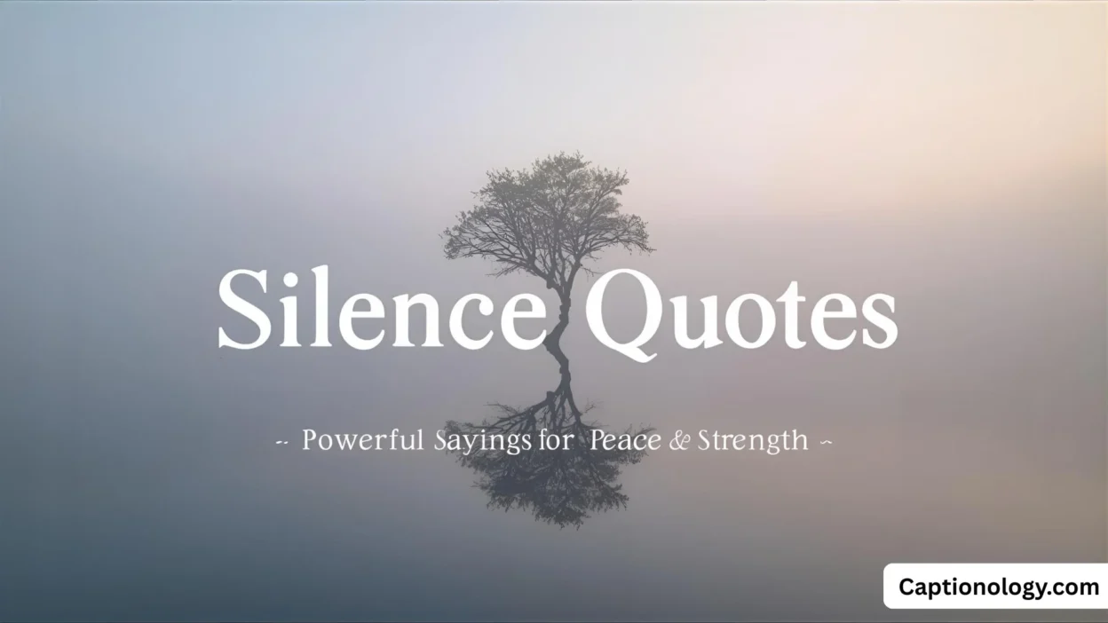 200+ Silence Quotes Powerful Sayings for Peace & Strength