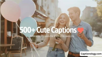500+ Cute Captions Adorable Phrases for Every Occasion