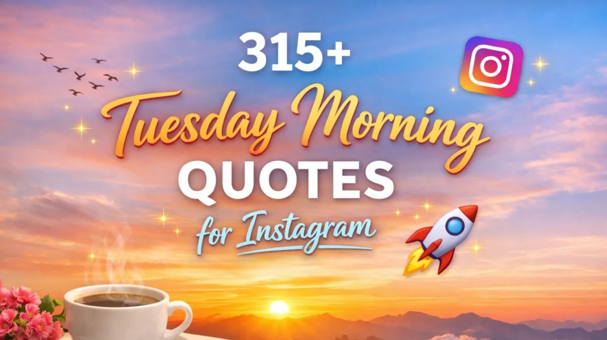 315+ Tuesday Morning Quotes for Instagram