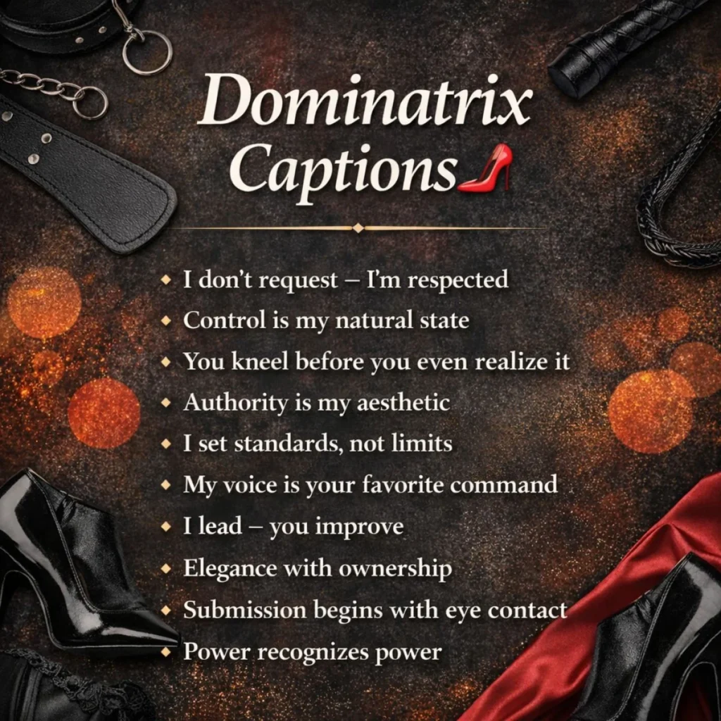 Dominatrix Captions 👠