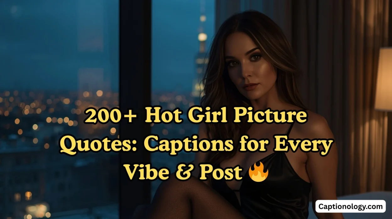 Hot Girl Picture Quotes Captions