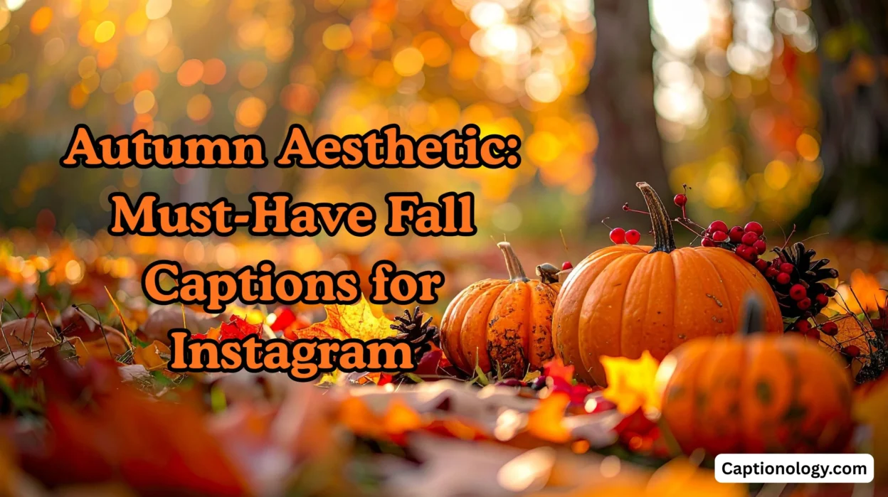 Autumn Aesthetic Must-Have Fall Captions for Instagram