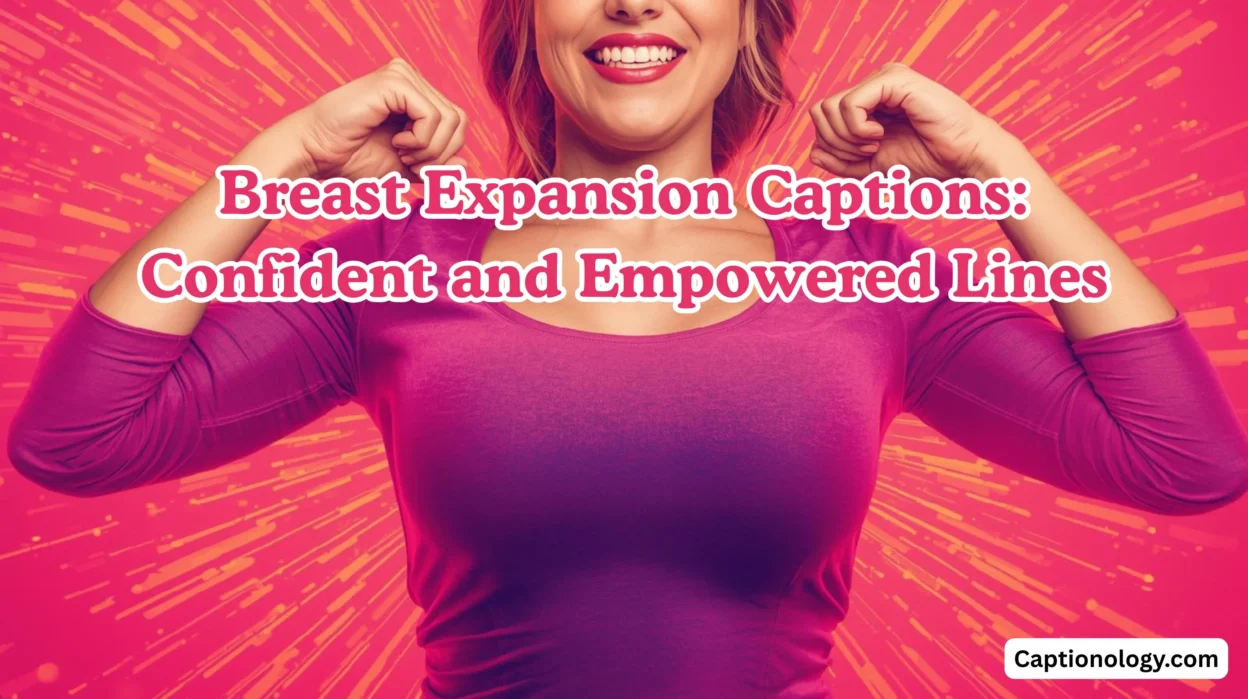 Breast Expansion Captions Confident and Empowered Lines
