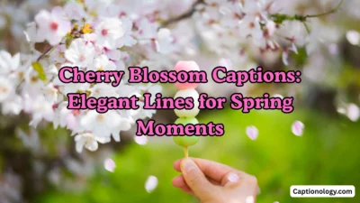 Cherry Blossom Captions Elegant Lines for Spring Moments