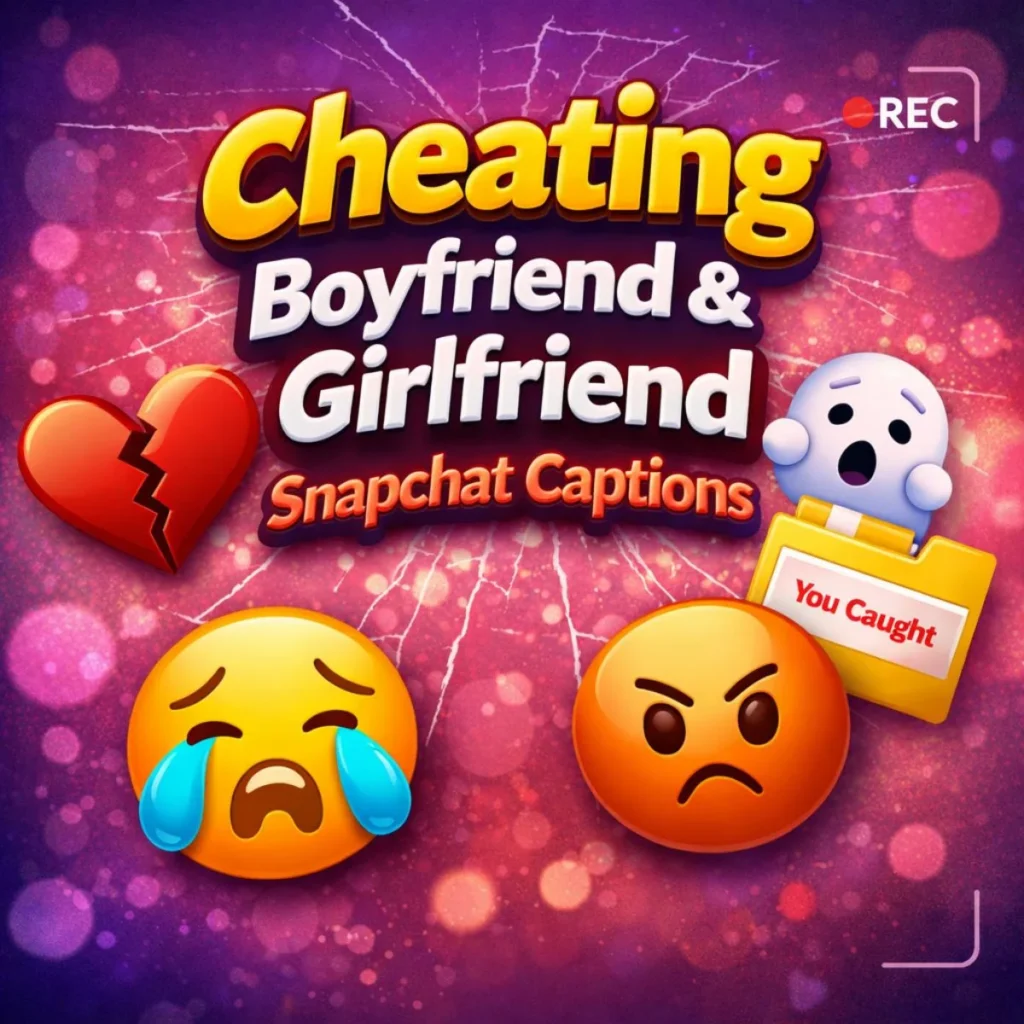 Cheating Boyfriend & Girlfriend Snapchat Captions